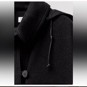 ZARA HOODED WOOL CAPE ZW LIMITED EDITION